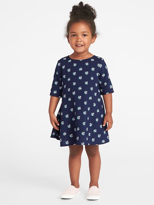 View large product image 1 of 3. Printed Swing Dress for Toddler Girls