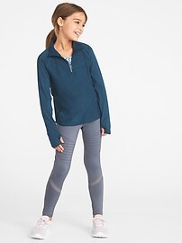 View large product image 3 of 3. Relaxed Go-Dry 1/4-Zip Pullover for Girls