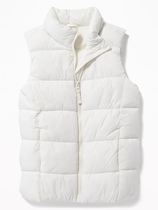 View large product image 1 of 1. Frost-Free Puffer Vest for Girls