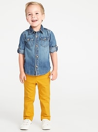 View large product image 3 of 3. Ultimate Skinny Built-In Flex Twill Pants for Toddler Boys