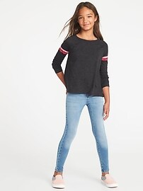 View large product image 3 of 3. Softest Graphic Raglan-Sleeve Tee for Girls