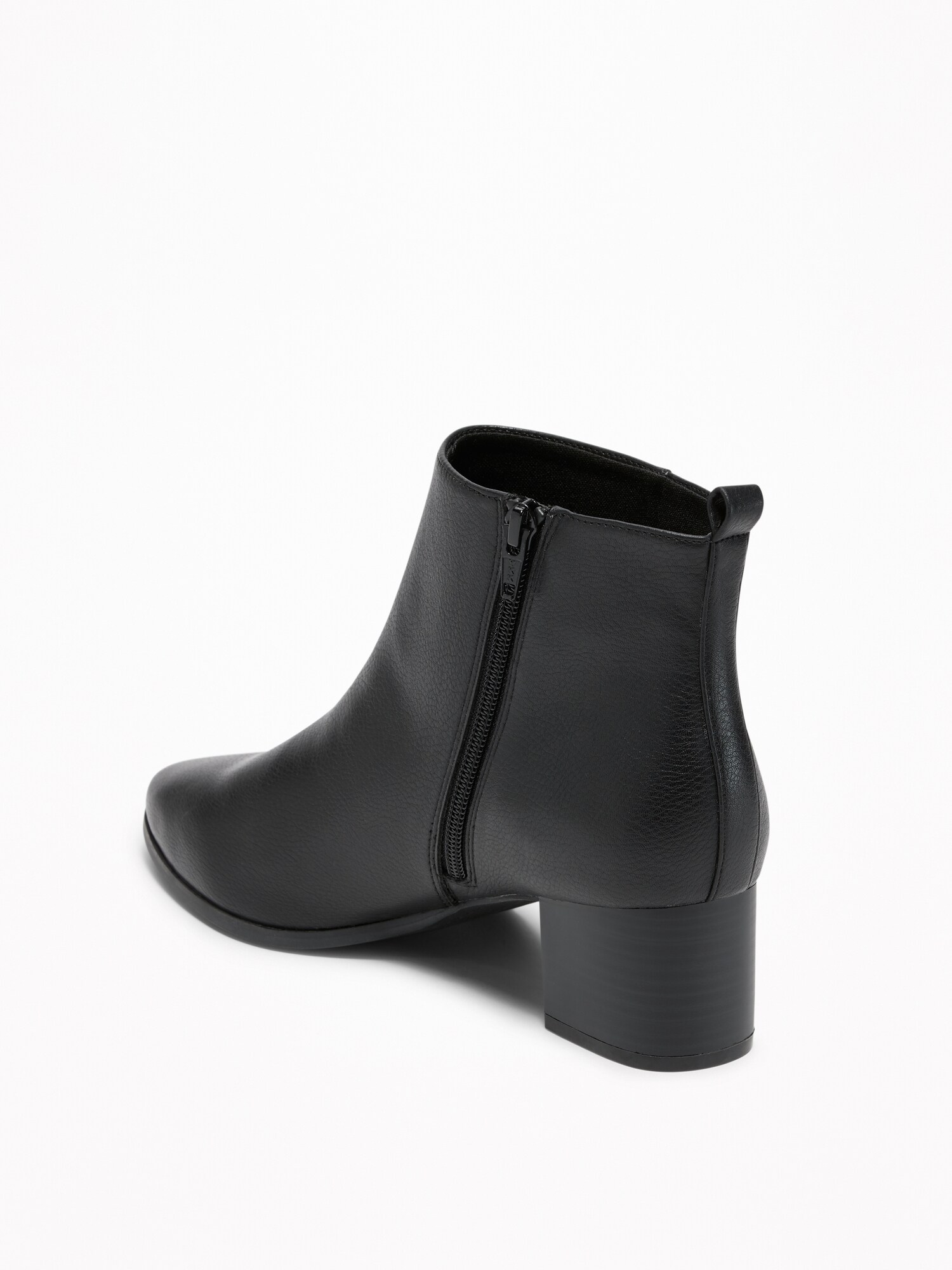 Faux-Leather Ankle Boots for Women | Old Navy