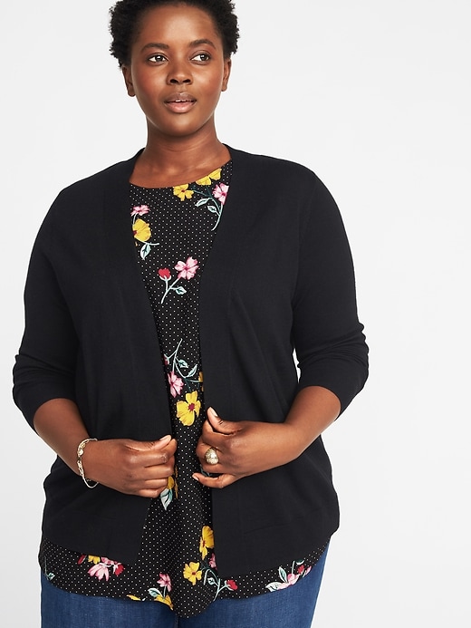 Short Open-Front Plus-Size Sweater | Old Navy