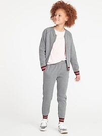 View large product image 3 of 3. Metallic-Cuff Track Pants for Girls