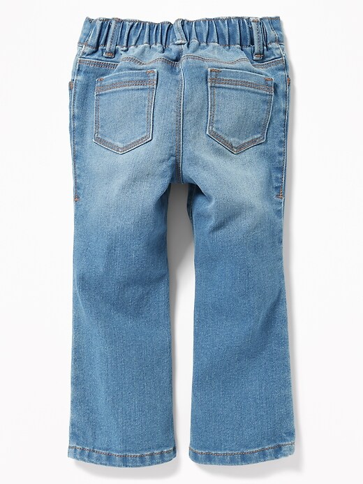 View large product image 2 of 2. Boot-Cut Jeans for Toddler Girls