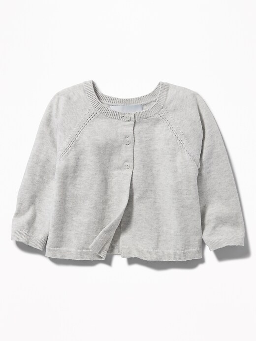 View large product image 1 of 1. Button-Front Cardi for Baby