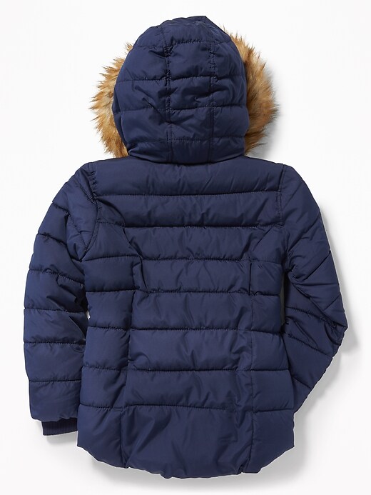 View large product image 2 of 3. Frost-Free Puffer Jacket for Girls