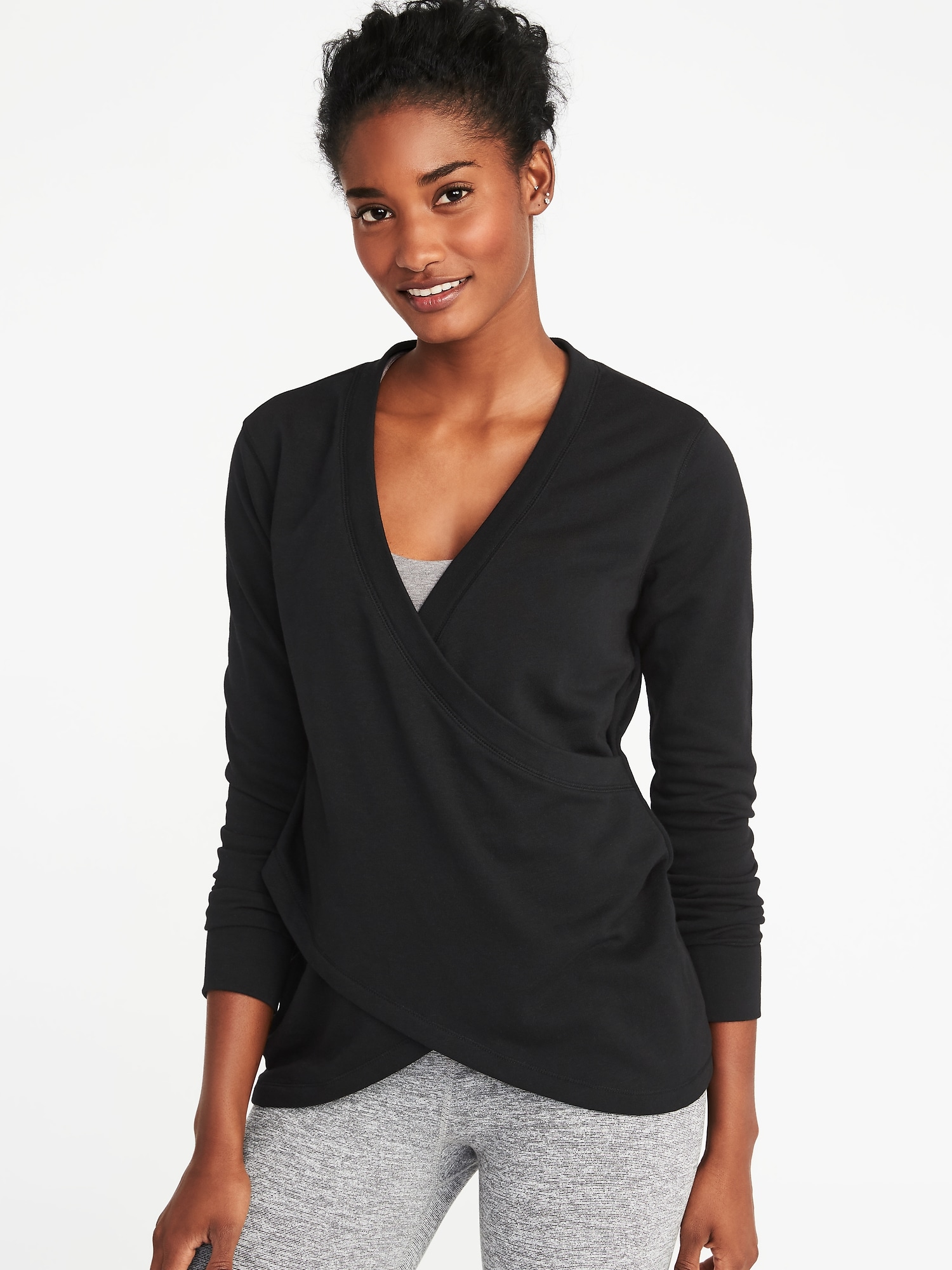 Cross front outlet sweatshirt