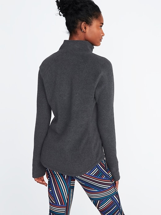 Image number 2 showing, Micro Performance Fleece 1/4-Zip Pullover for Women