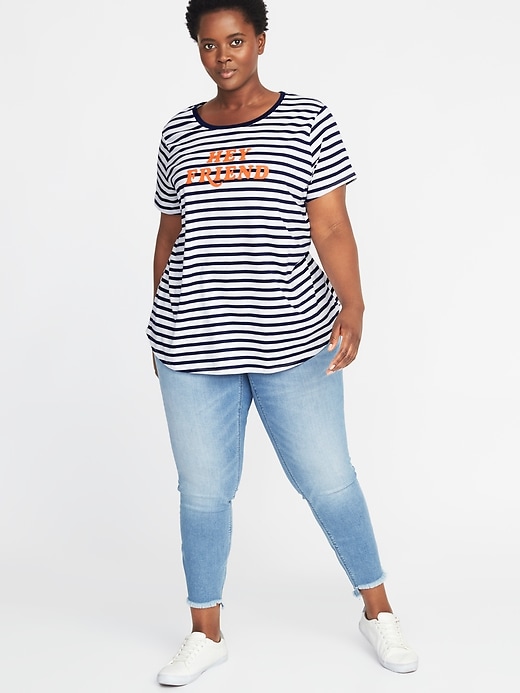 Image number 3 showing, EveryWear Plus-Size Graphic Tee