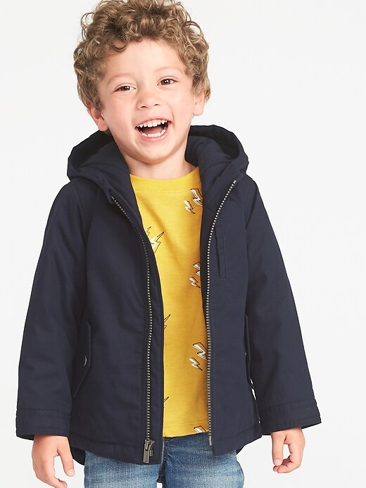 Hooded Canvas Utility Jacket for Toddler Boys | Old Navy