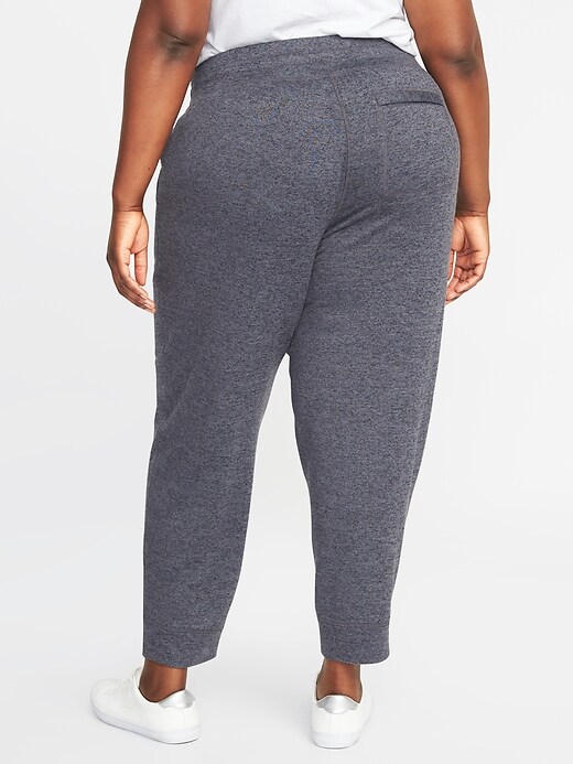 View large product image 2 of 2. Sweater-Knit Plus-Size Joggers
