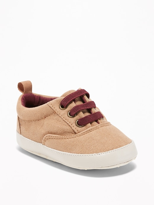 View large product image 1 of 4. Sueded Low-Top Sneakers for Baby