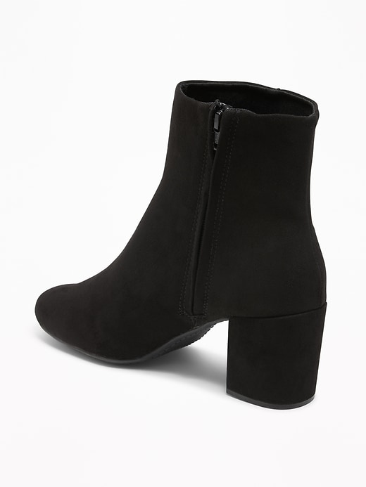 Image number 4 showing, Sueded Block Heel Boots for Women