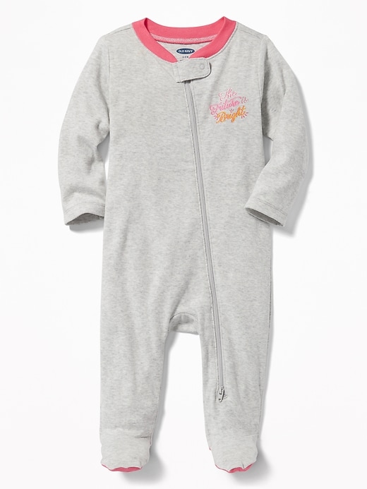 Unisex Footed One-Piece for Baby | Old Navy