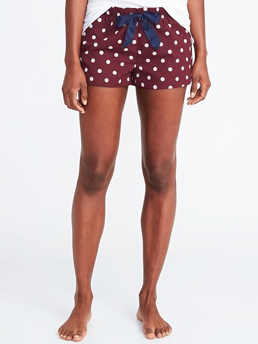 View large product image 1 of 2. Printed Poplin Boxers for Women (2 1/2")