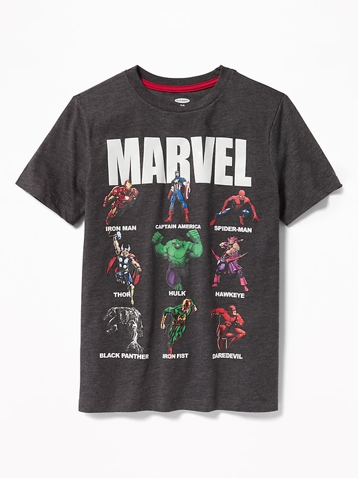 View large product image 1 of 3. Marvel&#153 Avengers Glow-in-the-Dark Graphic Tee for Boys