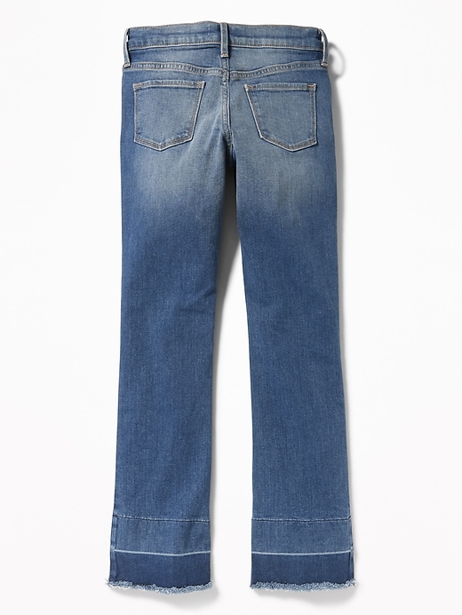 View large product image 2 of 3. Let-Down Hem Boot-Cut Jeans for Girls