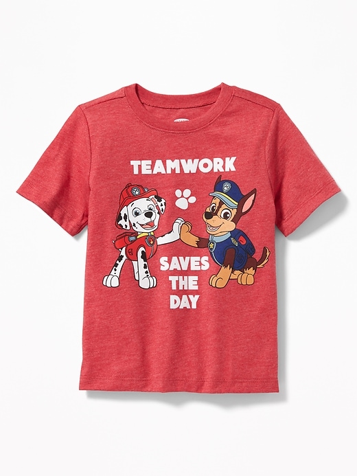 View large product image 1 of 2. Paw Patrol&#153 "Teamwork Saves the Day" Tee for Toddler Boys