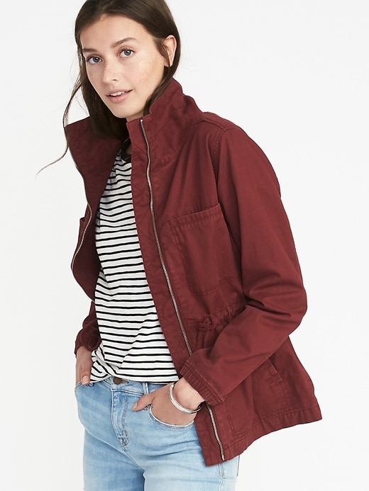 Image number 1 showing, Twill Field Jacket for Women