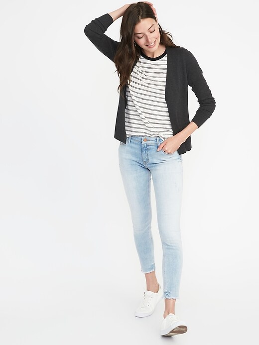 Image number 3 showing, V-Neck Button-Front Cardi for Women