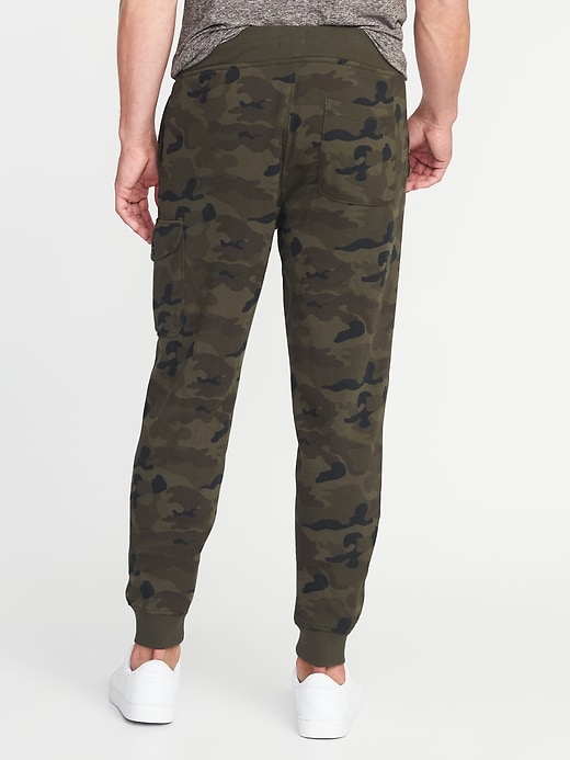 View large product image 2 of 2. Tapered Camo Cargo Joggers