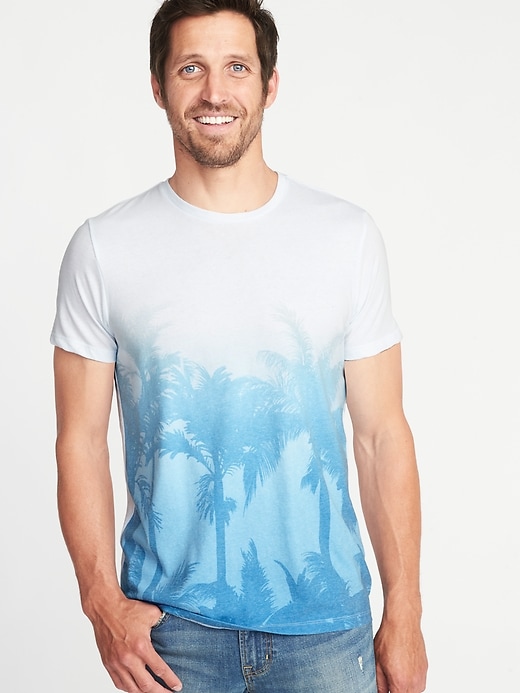 Image number 4 showing, Soft-Washed Graphic Crew-Neck Tee