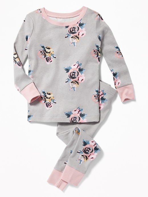 View large product image 1 of 1. Floral Sleep Set For Toddler Girls & Baby
