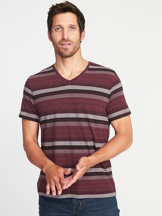 Image number 1 showing, Soft-Washed Perfect Fit V-Neck Tee
