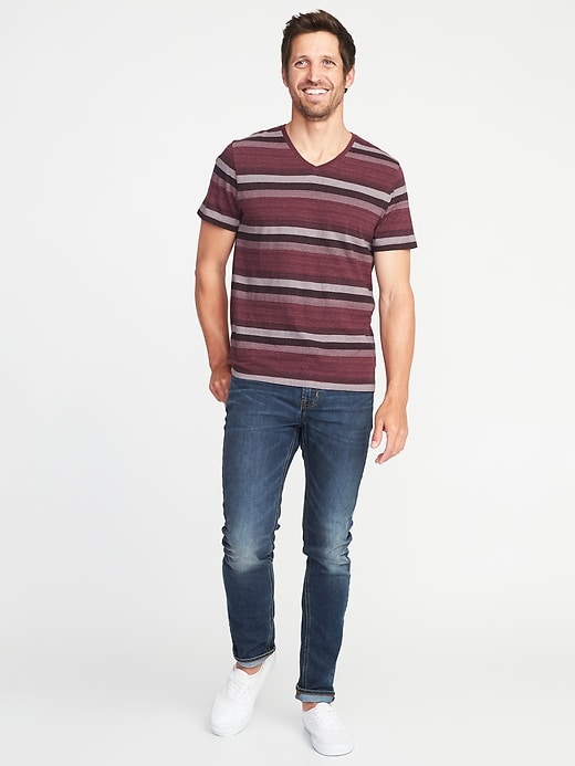 Image number 3 showing, Soft-Washed Perfect Fit V-Neck Tee