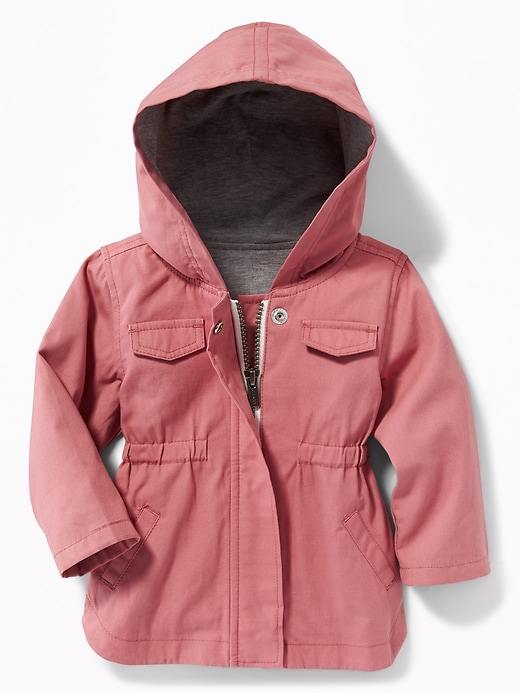 View large product image 1 of 2. Hooded Canvas Utility Jacket for Baby