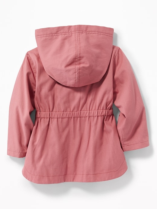 View large product image 2 of 2. Hooded Canvas Utility Jacket for Baby
