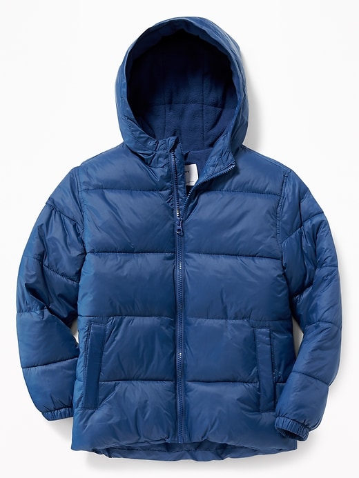 View large product image 1 of 3. Frost-Free Hooded Puffer Jacket For Boys