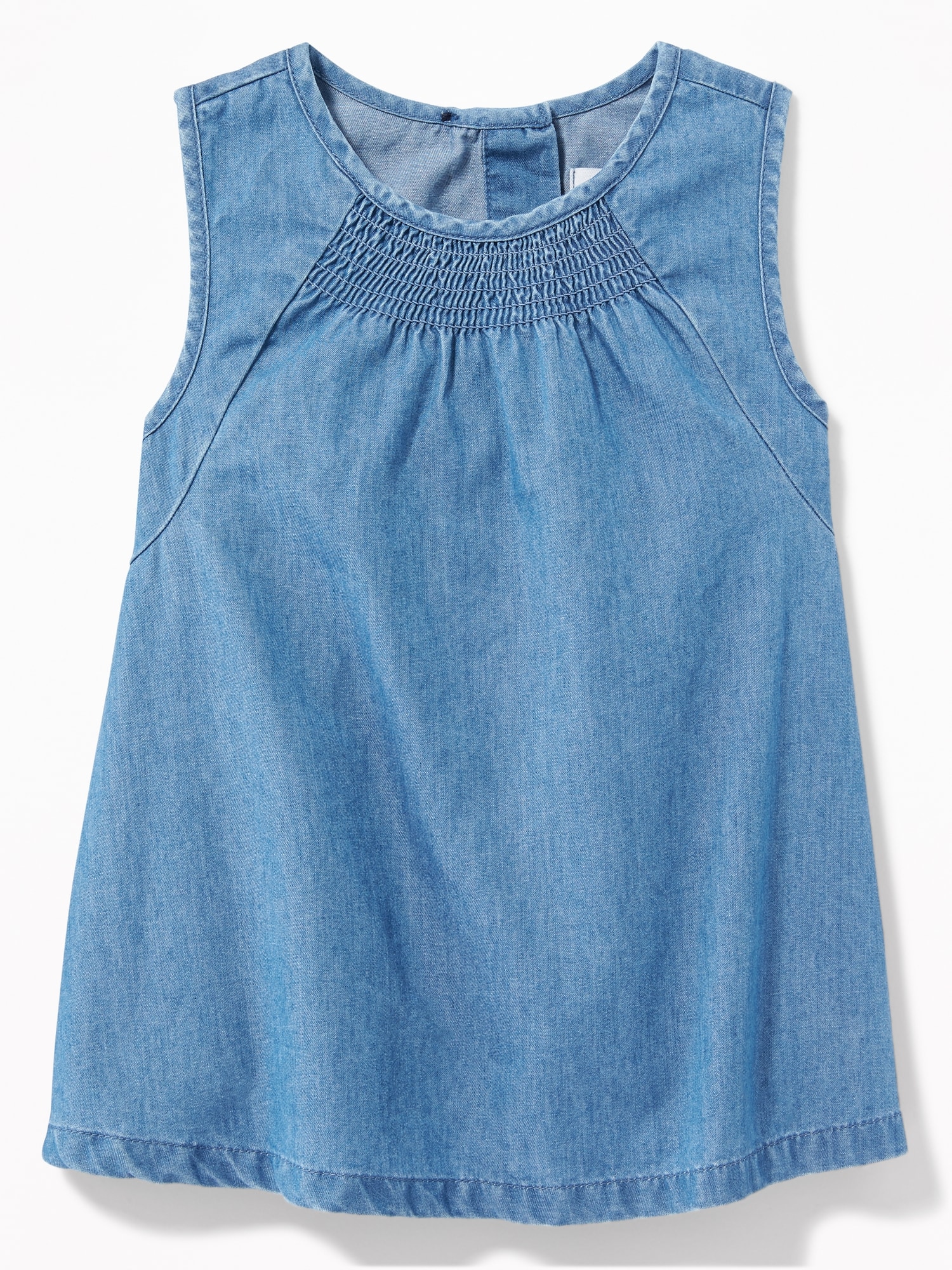 Sleeveless Chambray A-Line Top for Toddler Girls | Old Navy