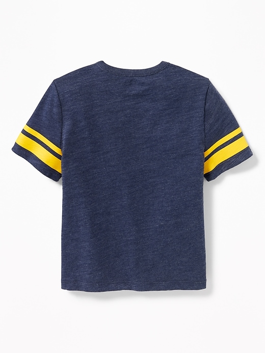 View large product image 2 of 2. Graphic Football-Style Tee for Toddler Boys