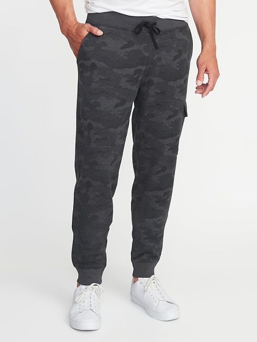 View large product image 1 of 1. Camo Cargo Joggers