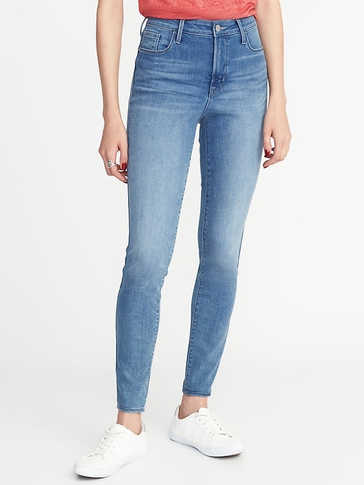 Image number 1 showing, High-Rise Secret-Slim Pockets Rockstar Jeans for Women