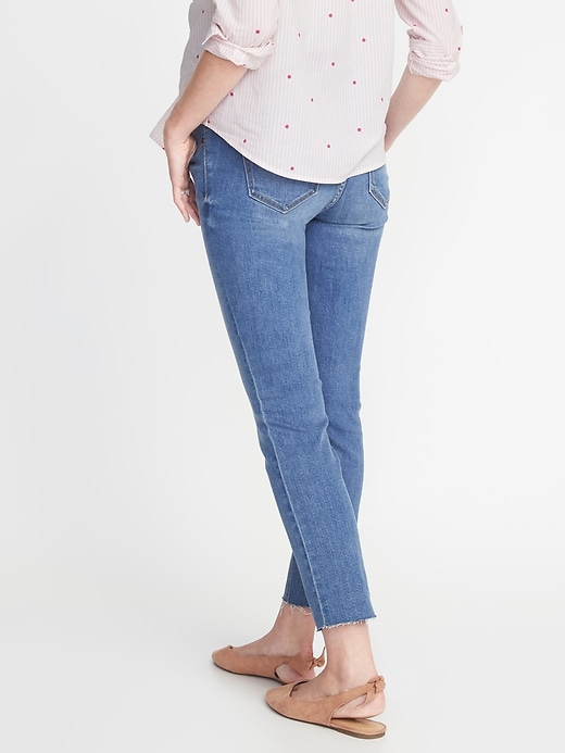 View large product image 2 of 3. Maternity Premium Full Panel The Power Jean a.k.a. The Perfect Straight