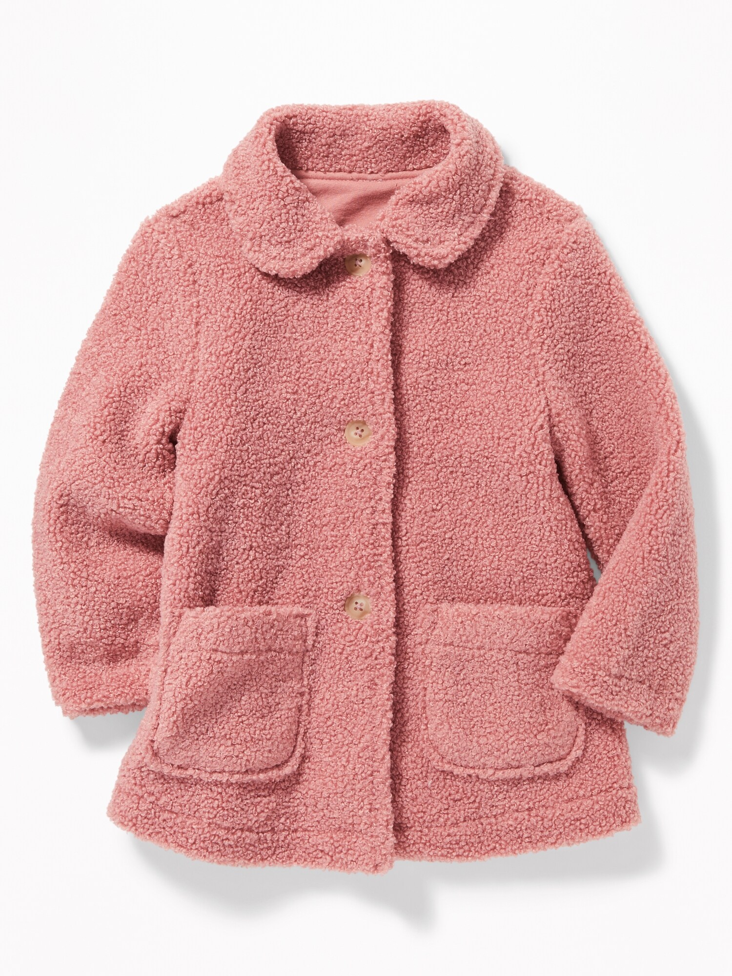 BoucléSherpa Coat for Toddler Girls Old Navy