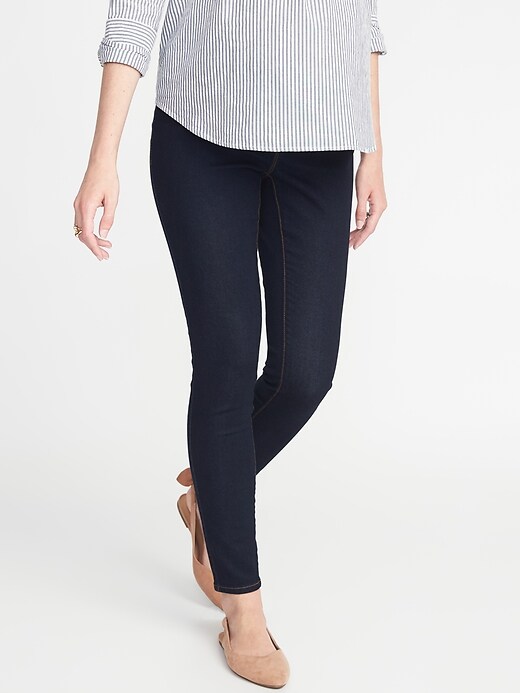Maternity Front Low-Panel Rockstar Jeans | Old Navy