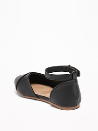 View large product image 3 of 4. Demi D'Orsay Flats For Toddler Girls