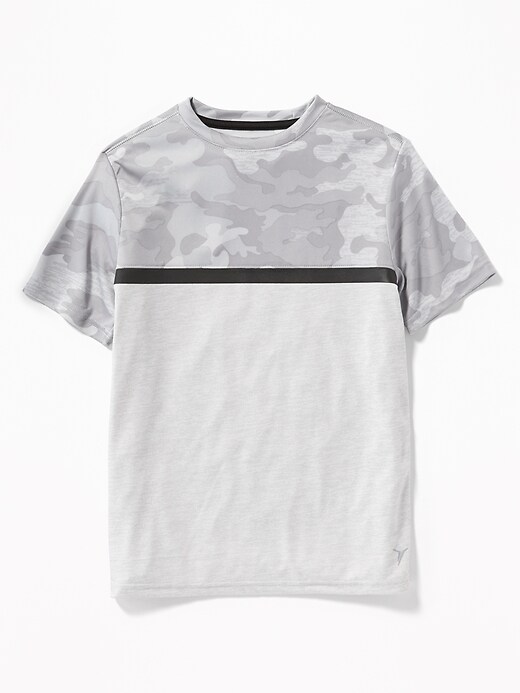 View large product image 1 of 3. Relaxed Go-Dry Color-Block Tee For Boys
