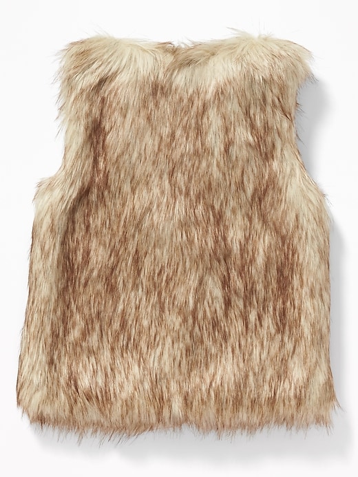 View large product image 2 of 3. Faux-Fur Vest for Girls