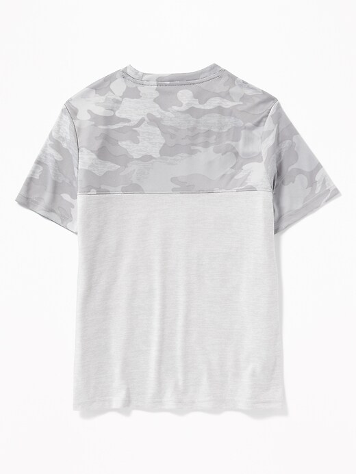 View large product image 2 of 3. Relaxed Go-Dry Color-Block Tee For Boys