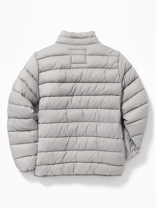 View large product image 2 of 4. Packable Lightweight Quilted Nylon Jacket For Boys