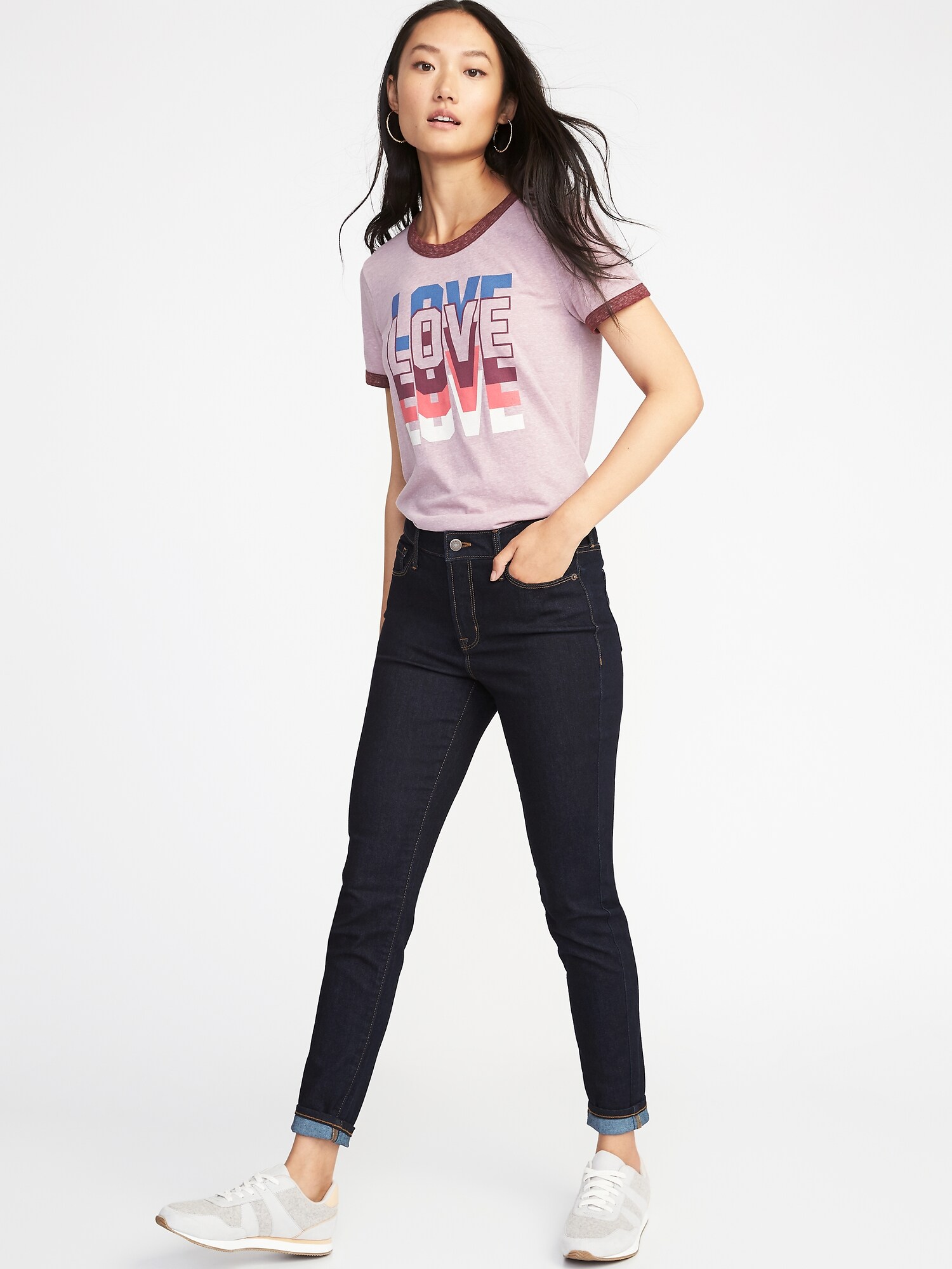 Tuck-In Slim-Fit Graphic Tee for Women | Old Navy