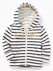 View large product image 4 of 4. Unisex Logo-Graphic Zip Hoodie for Toddler
