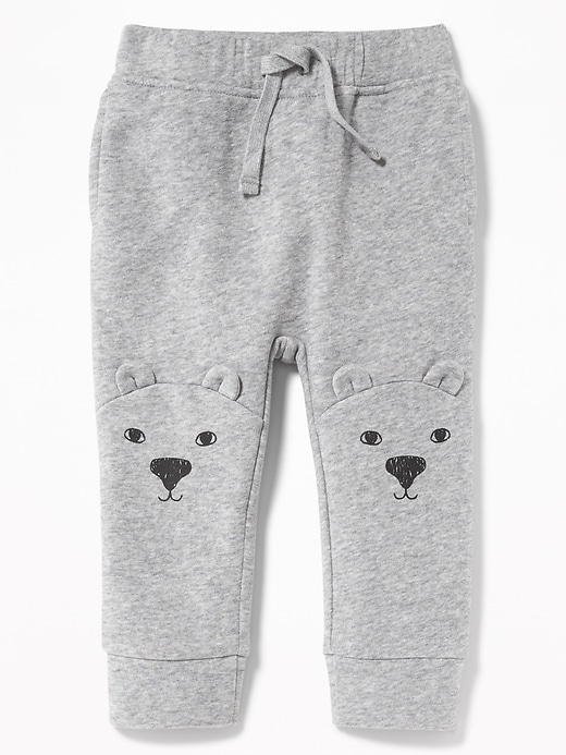 View large product image 1 of 2. Bear Critter Sweatpants for Toddler Boys