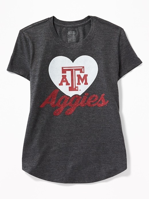 View large product image 1 of 1. College-Team Graphic Tee for Girls