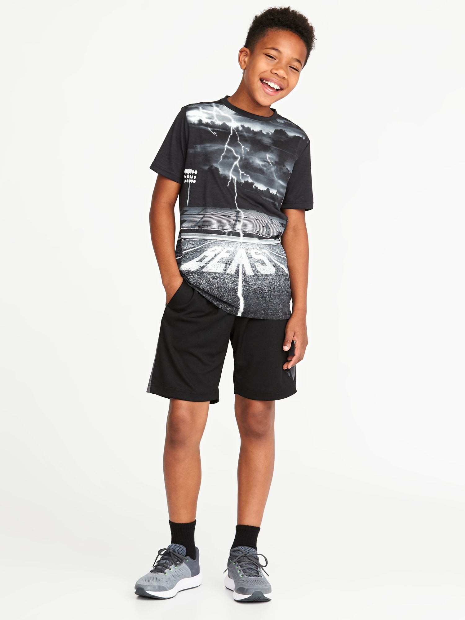 Go-Dry Graphic Crew-Neck Tee For Boys | Old Navy